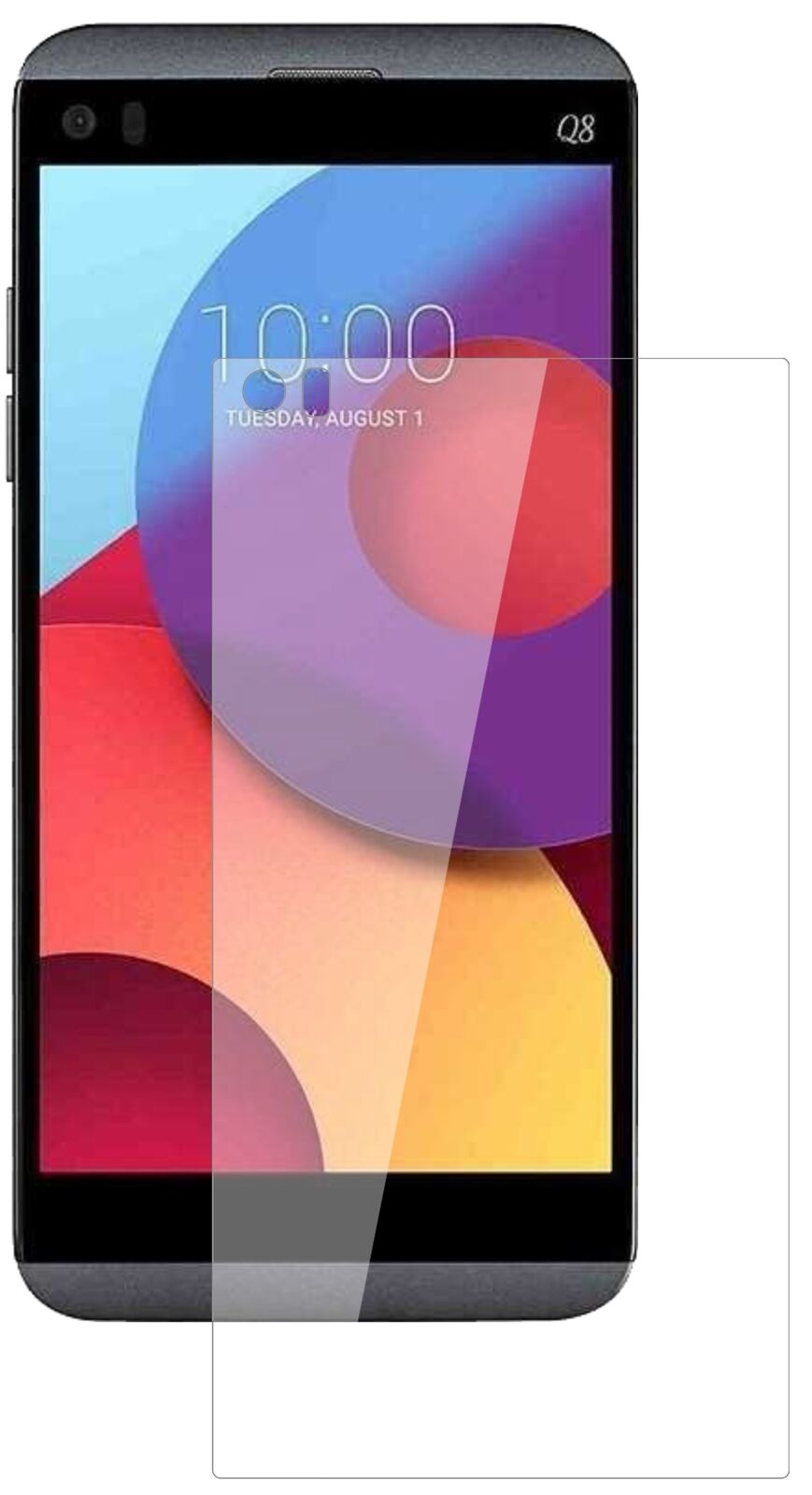 1x 9H Screen Protector for LG Q8 Tempered Glass