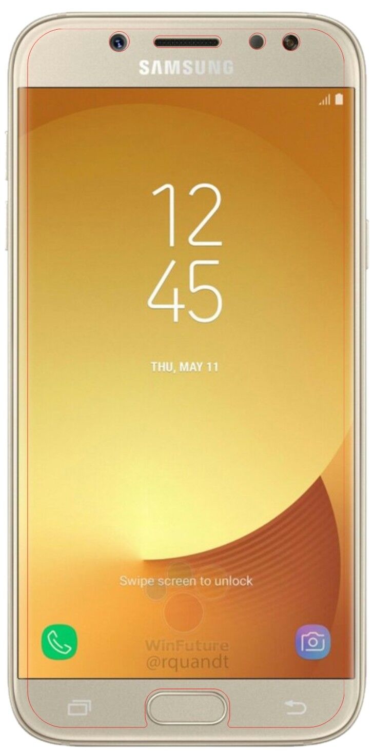 1x 9H Matte Screen Protector for Samsung Galaxy J5 Pro (2017)