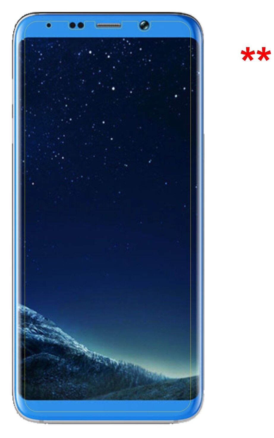 Dünne und klare Folie passend zugeschnitten für Bluboo S8+