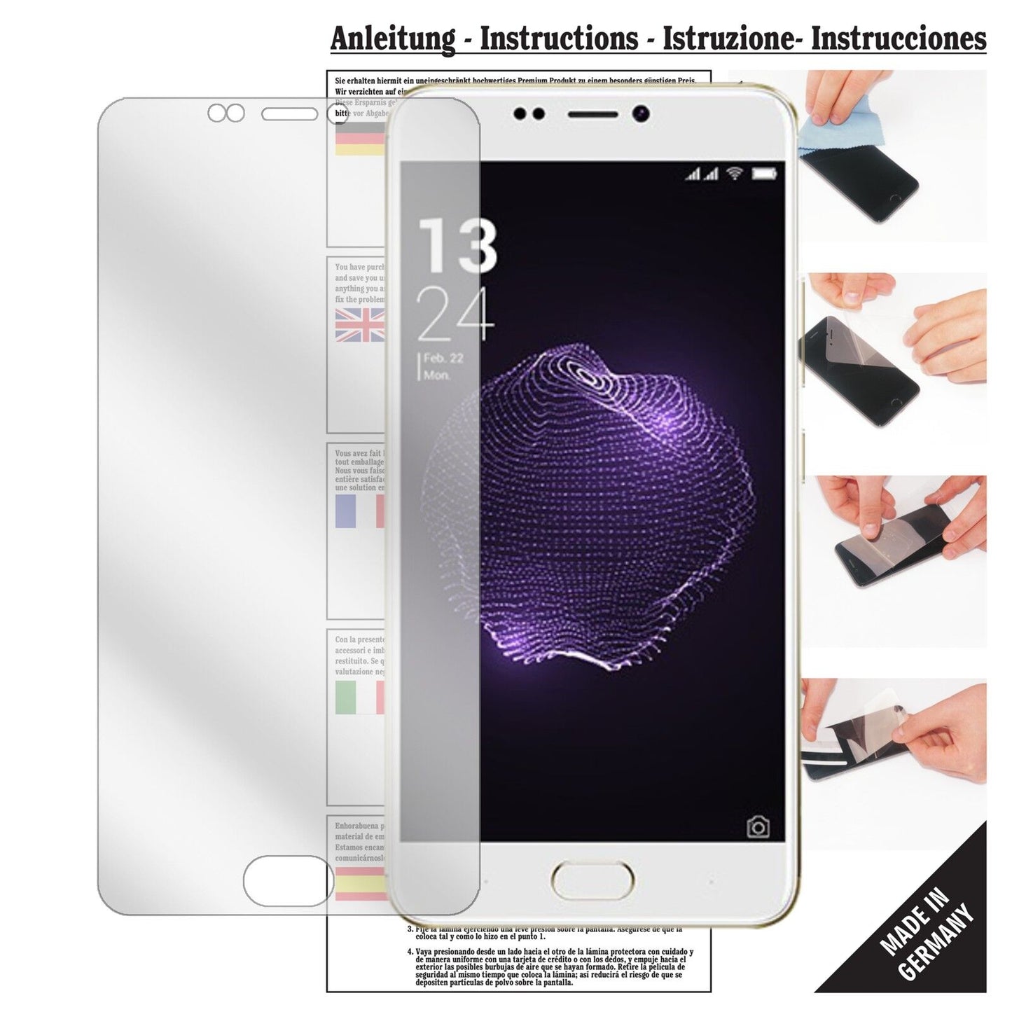 6x Protective Film clear for Allview X4 Soul Style Screen Protector