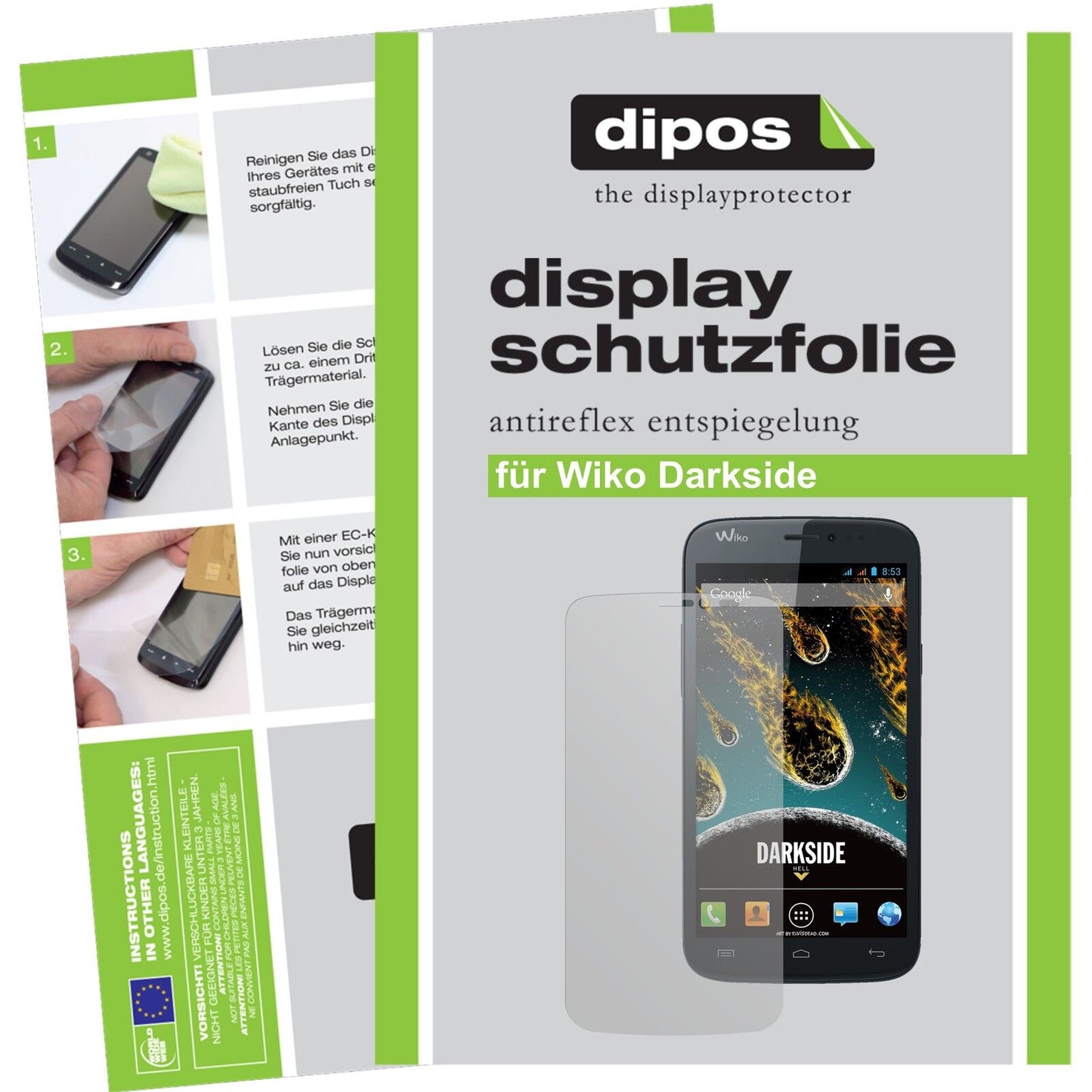 Screen Protector for Wiko Darkside protection guard anti glare