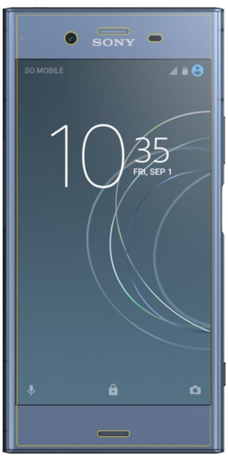1x 9H Matte Screen Protector for Sony Xperia XZ1 Tempered Film