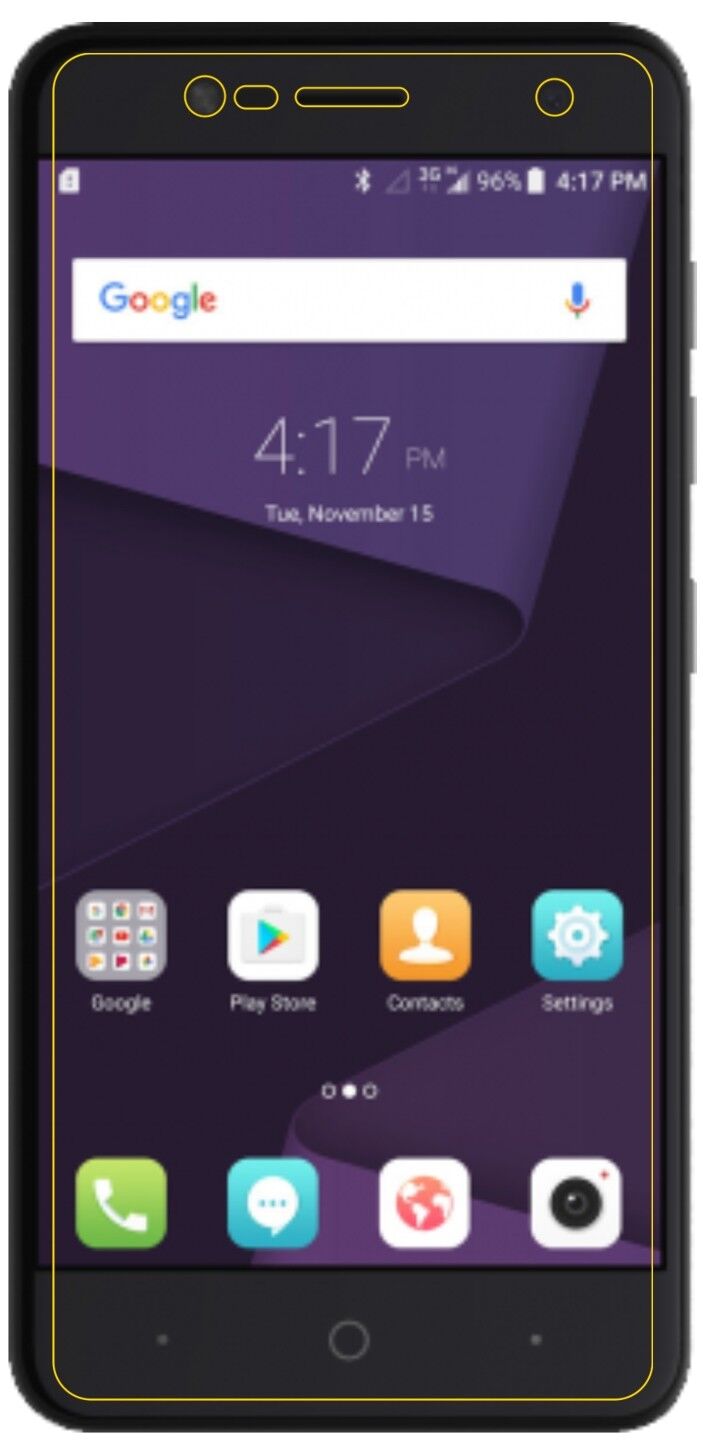 1x 9H Matte Screen Protector for ZTE Blade V8 Mini