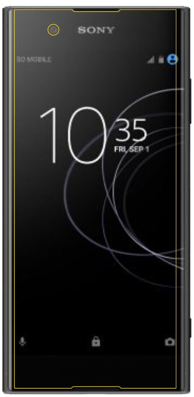 1x 9H Screen Protector for Sony Xperia XA1 Plus Tempered Glass Film
