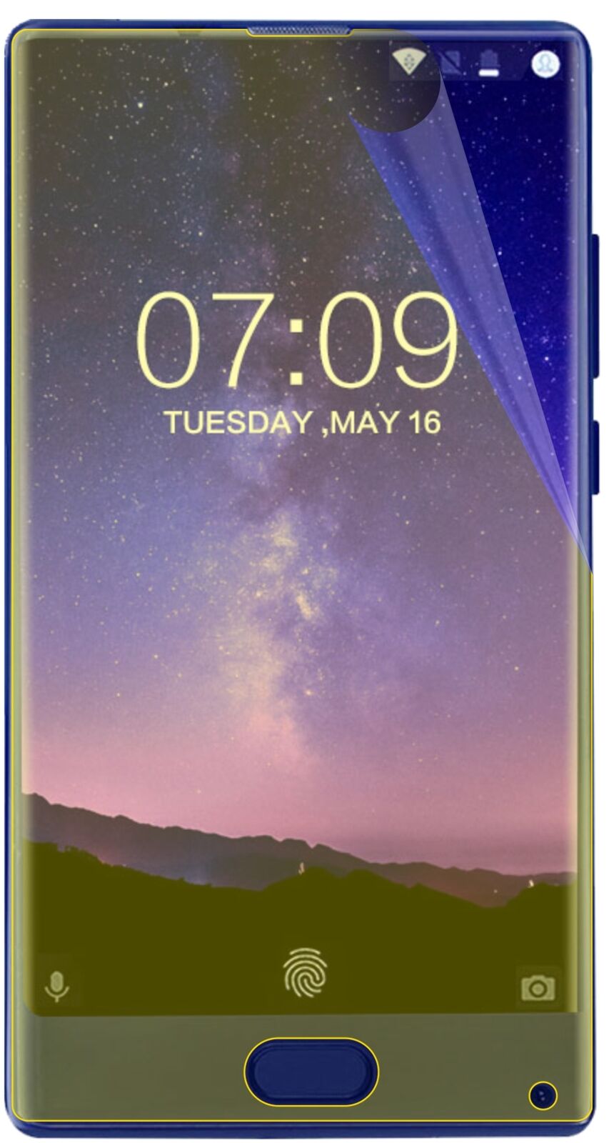 Klare Displayschutzfolie von dipos passend für Doogee Mix (5,5 Zoll), 100% Displayabdeckung und blasenfreie Montage