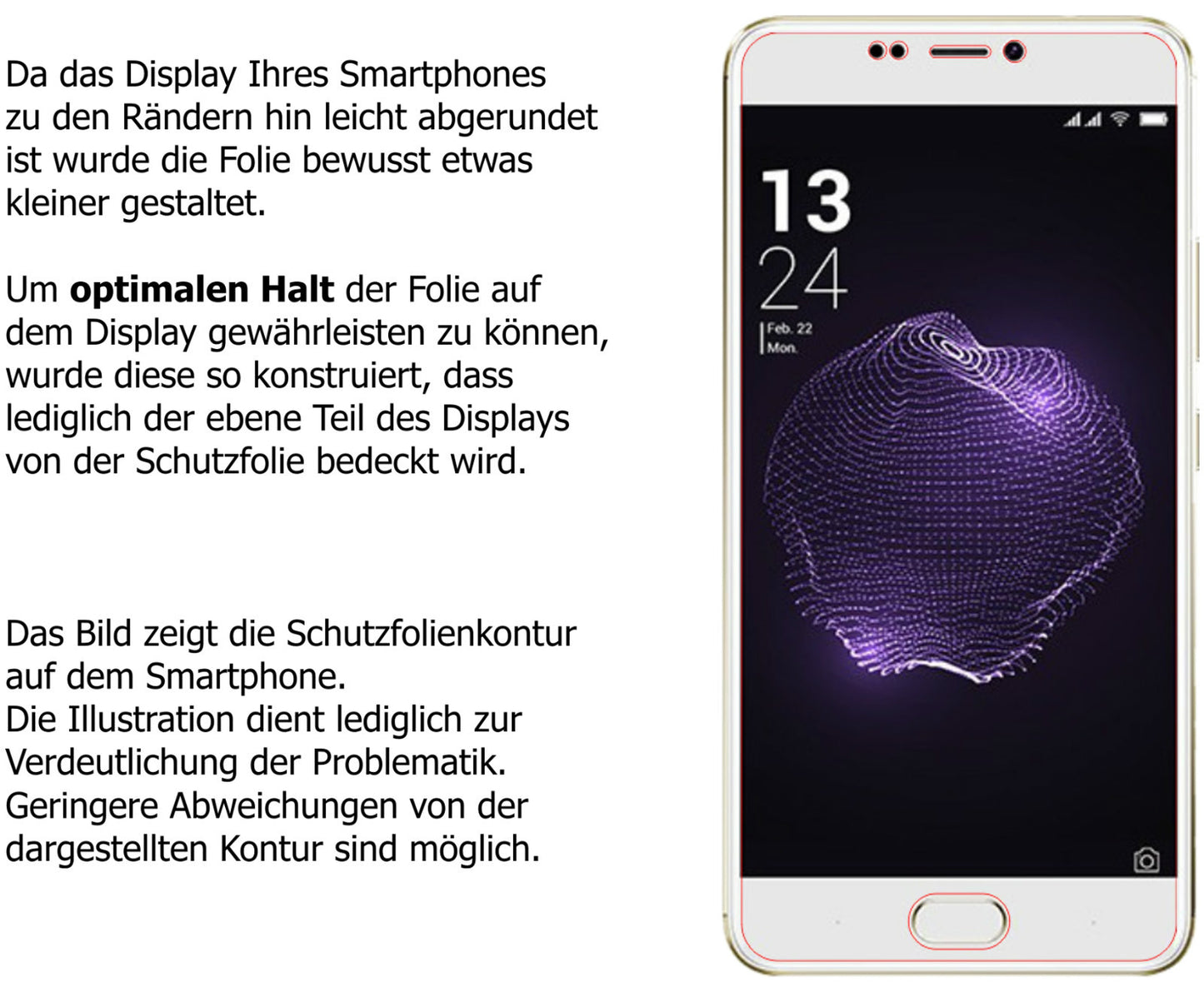 2x Screen Protector for Allview X4 Soul Style matte Flexible Glass 9H dipos