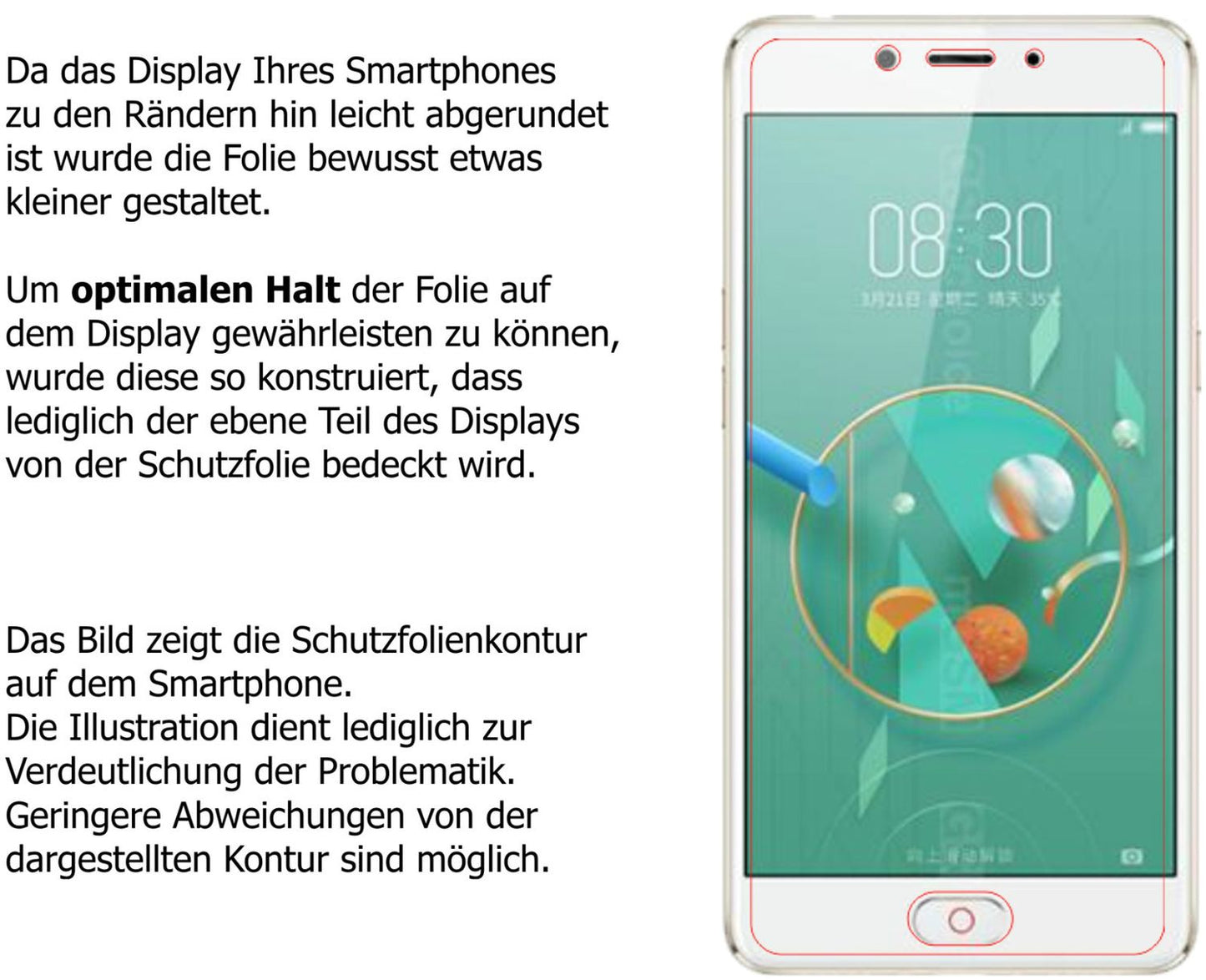 dipos 2x 9H Matte Screen Protector for ZTE Nubia N2