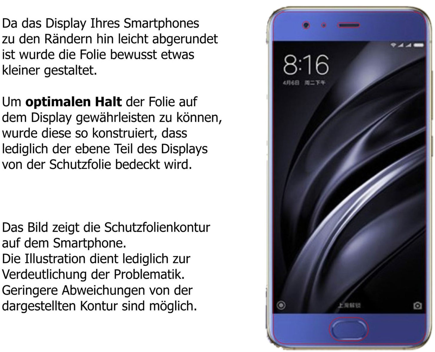 dipos 2x 9H Matte Screen Protector for Xiaomi Mi6