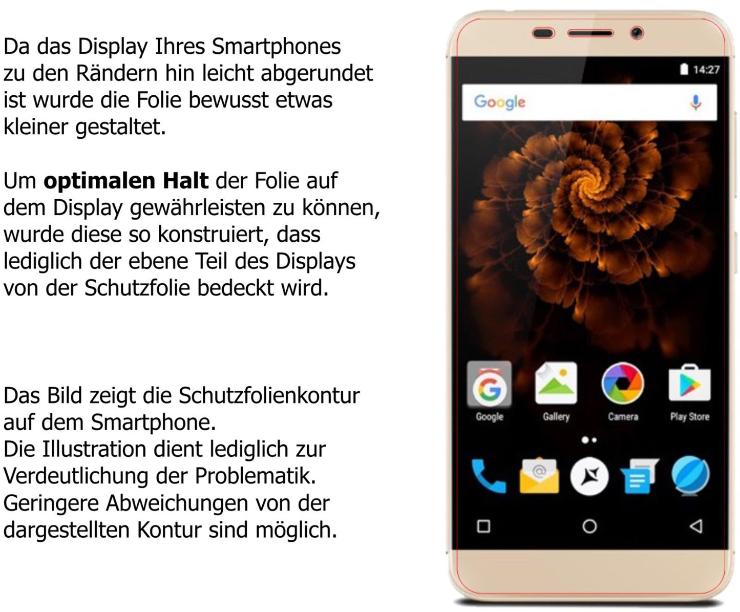 dipos 2x 9H Matte Screen Protector for Allview X4 Soul Mini