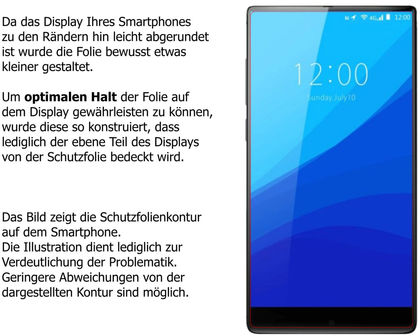 2x Screen Protector for Umidigi Crystal matte Flexible Glass 9H dipos