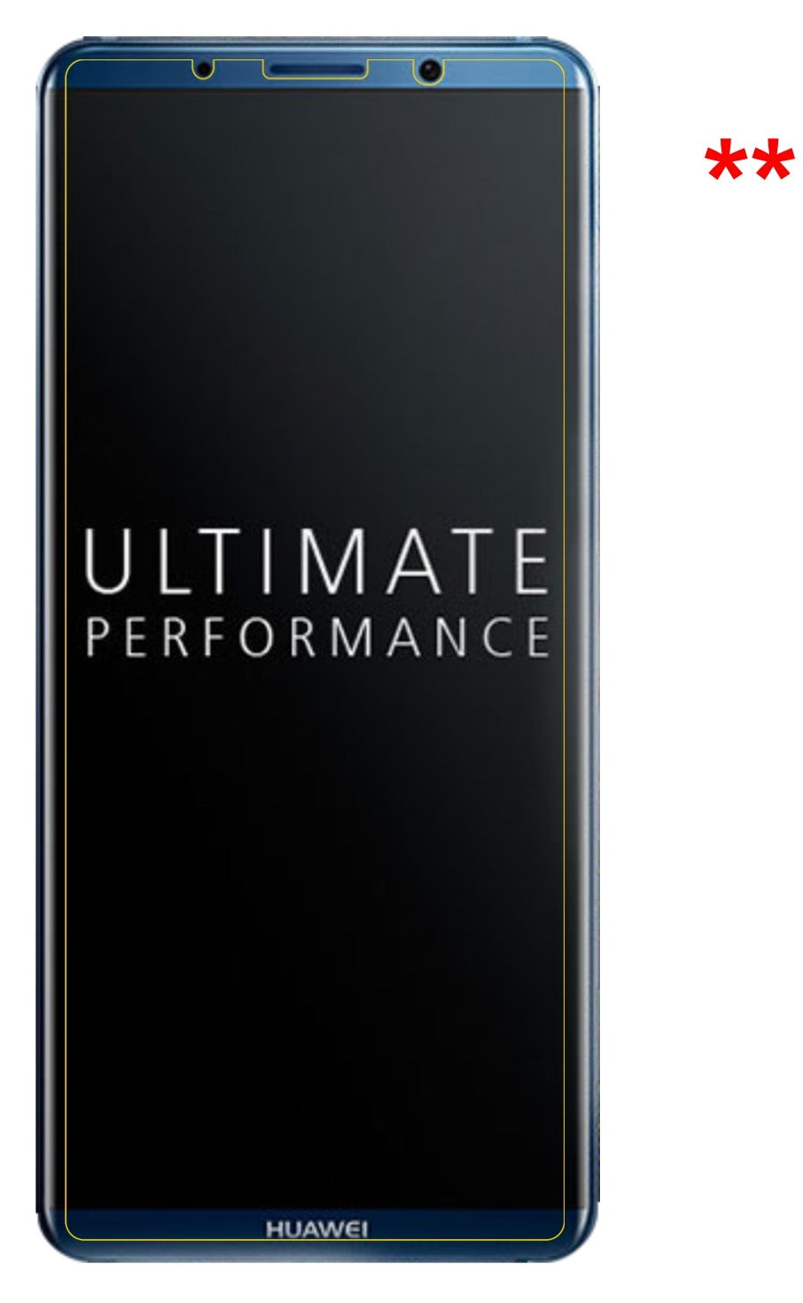 2x Schutzfolie matt für Huawei Mate 10 Pro Display-Schutzfolie