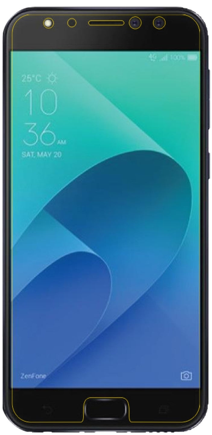 Dünne und klare Folie passend zugeschnitten für Asus Zenfone 4 Selfie Pro ZD552KL