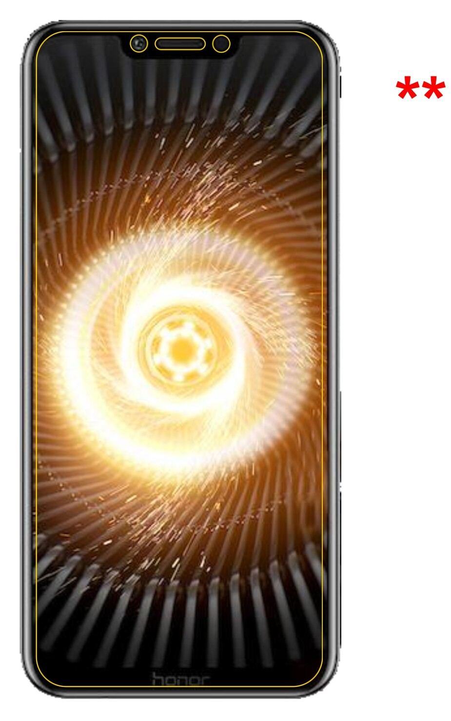 Schutzfolie mit optimaler Passform, zur Verwendung mit Hüllen geeignet