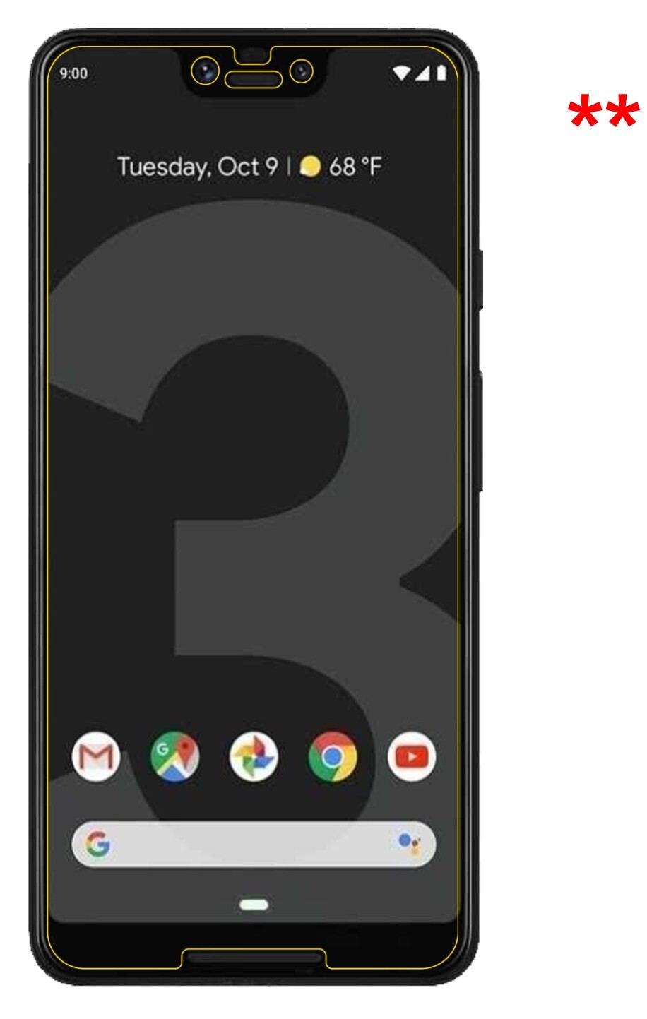 Dünne und klare Folie passend zugeschnitten für HTC Exodus 1