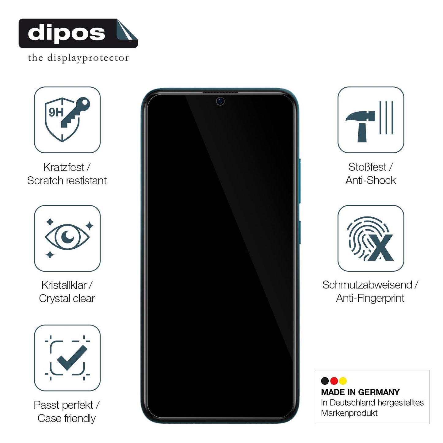 2x Screen Protector for itel S15 Pro Flexible Glass 9H dipos