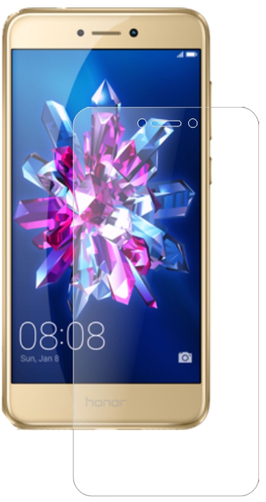 1x 9H Matte Screen Protector for Honor 8 Lite Tempered Glass