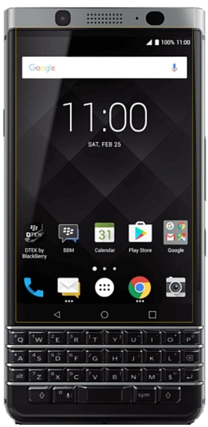 1x 9H Screen Protector for Blackberry KeyOne Tempered Glass