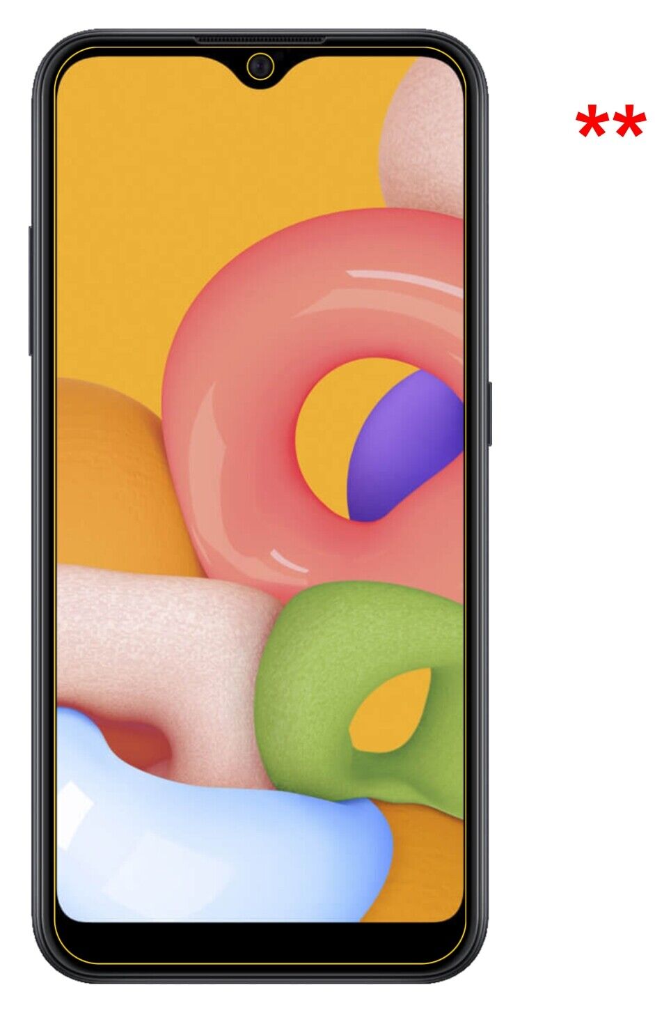 1x Schutzfolie klar für Samsung Galaxy A01 Display-Schutzfolie
