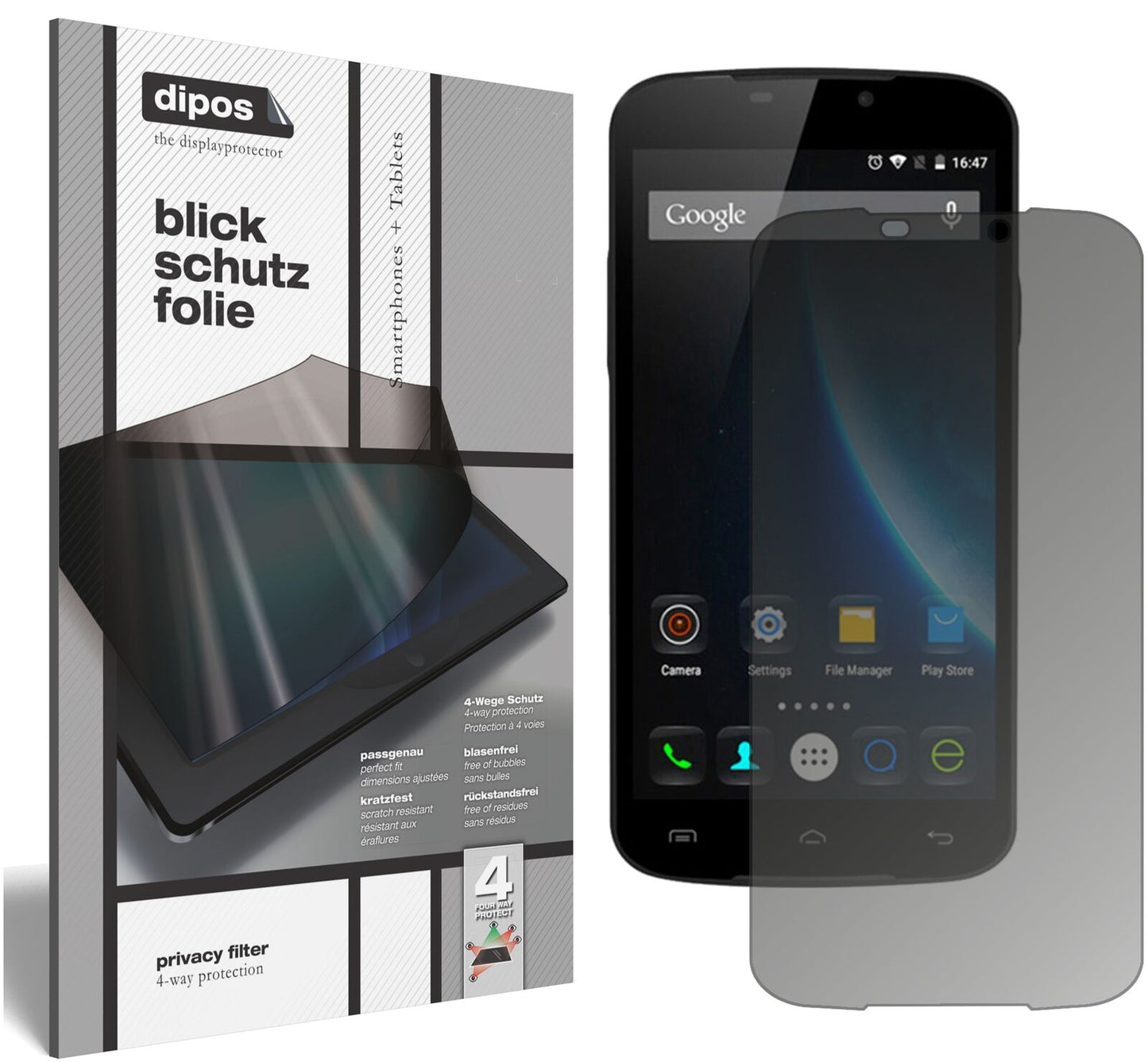 dipos Privacy Screen Protector for Doogee X6 Pro