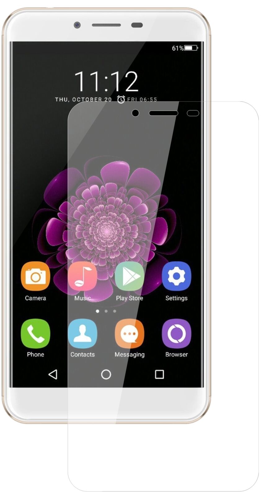 1x 9H Screen Protector for Oukitel U15S Tempered Glass Film