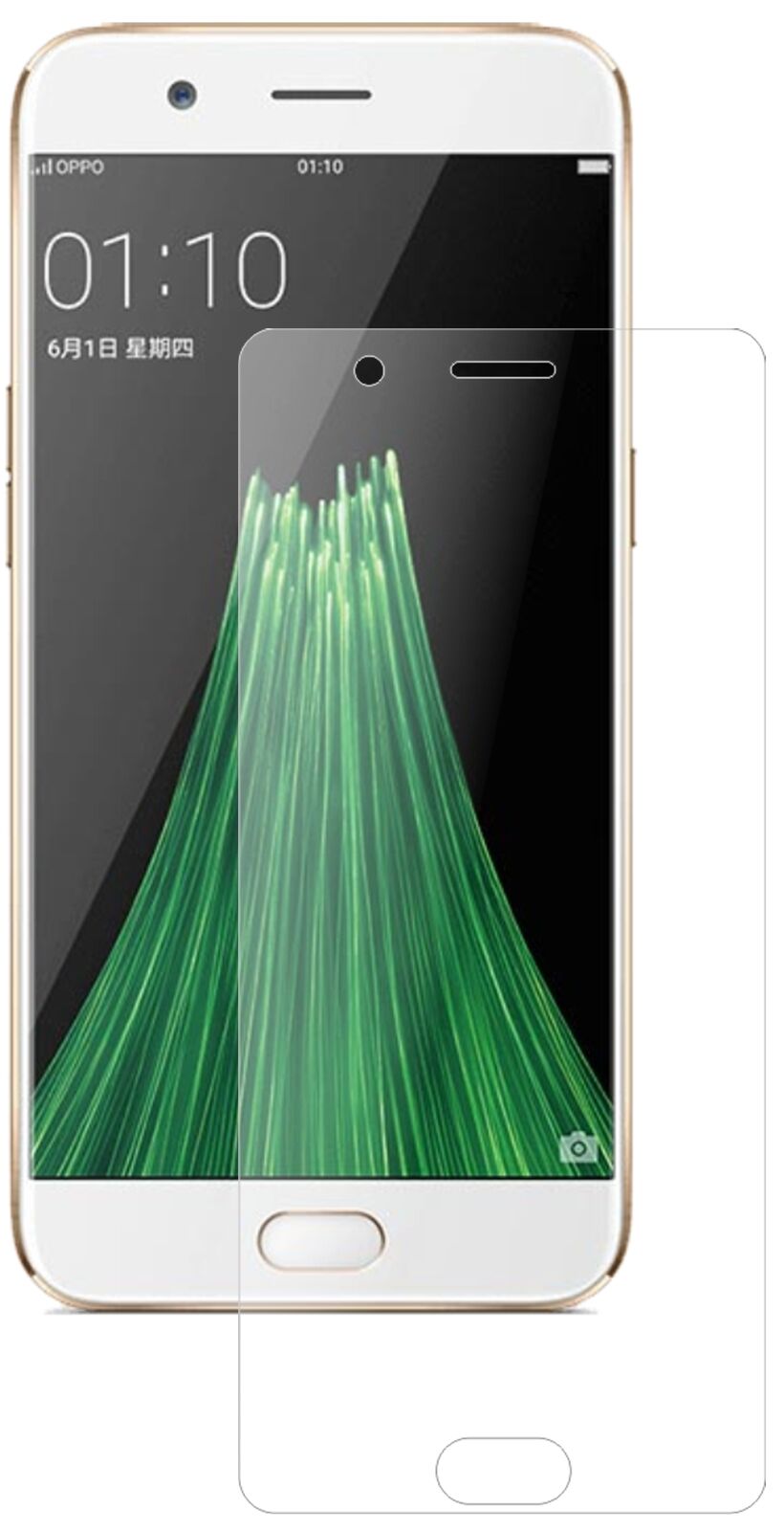 1x 9H Matte Screen Protector for Oppo R11 Tempered Glass
