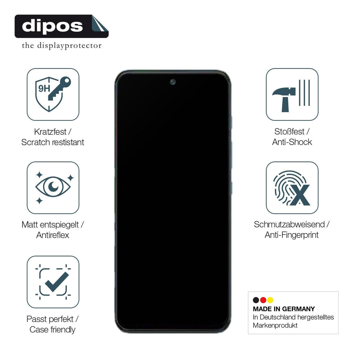 Screen Protector for Motorola Moto G81 5G matte Flexible Glass 9H dipos