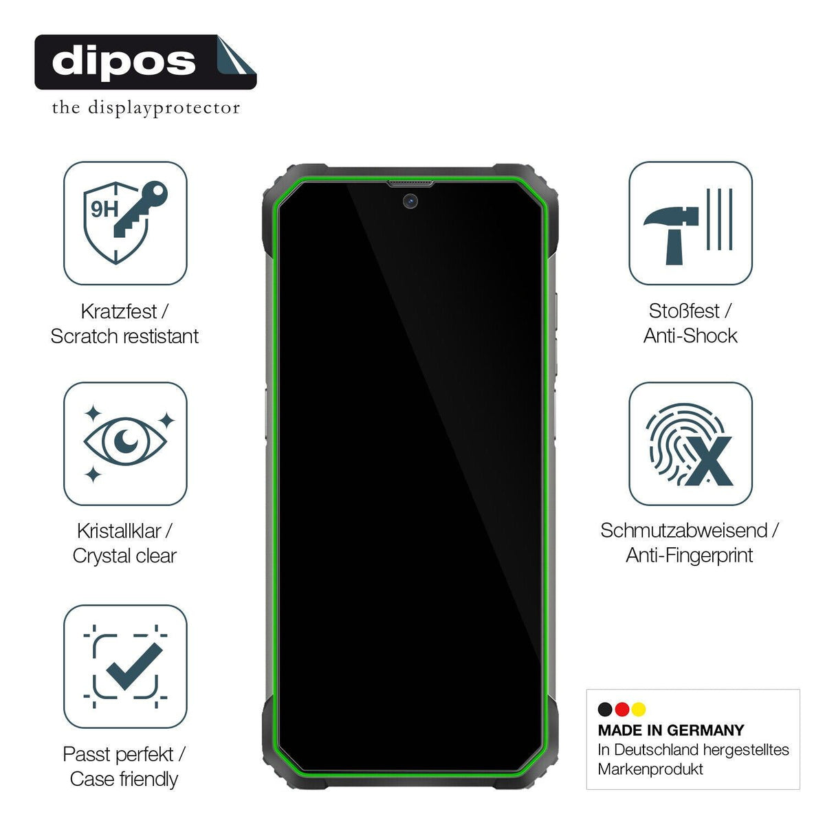 Screen Protector for Blackview BV8800 Flexible Glass 9H dipos