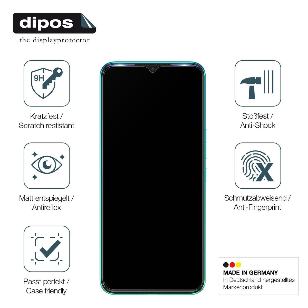 Screen Protector for Tecno Spark 7T matte Flexible Glass 9H dipos