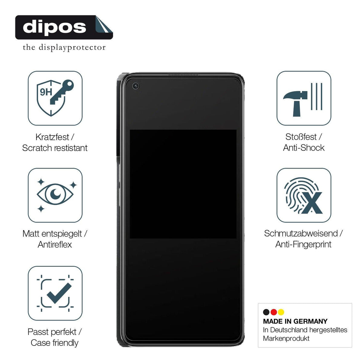 Screen Protector for Oppo K10 Pro matte Flexible Glass 9H dipos