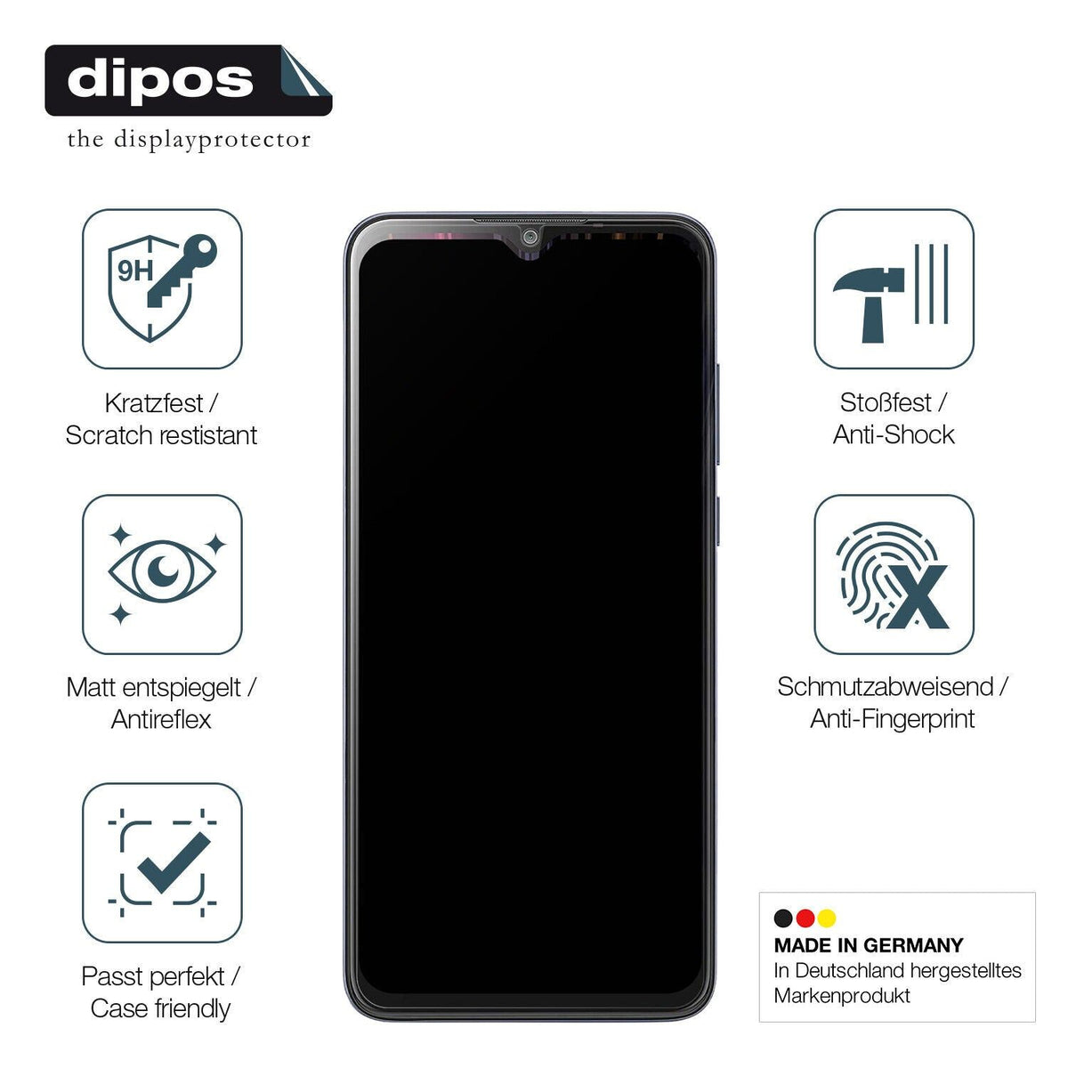 Screen Protector for Lava X2 matte Flexible Glass 9H dipos