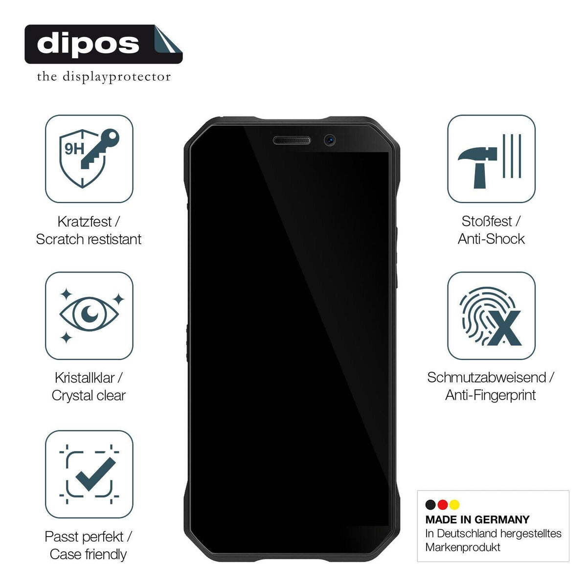 Screen Protector for Doogee S61 Pro Flexible Glass 9H dipos