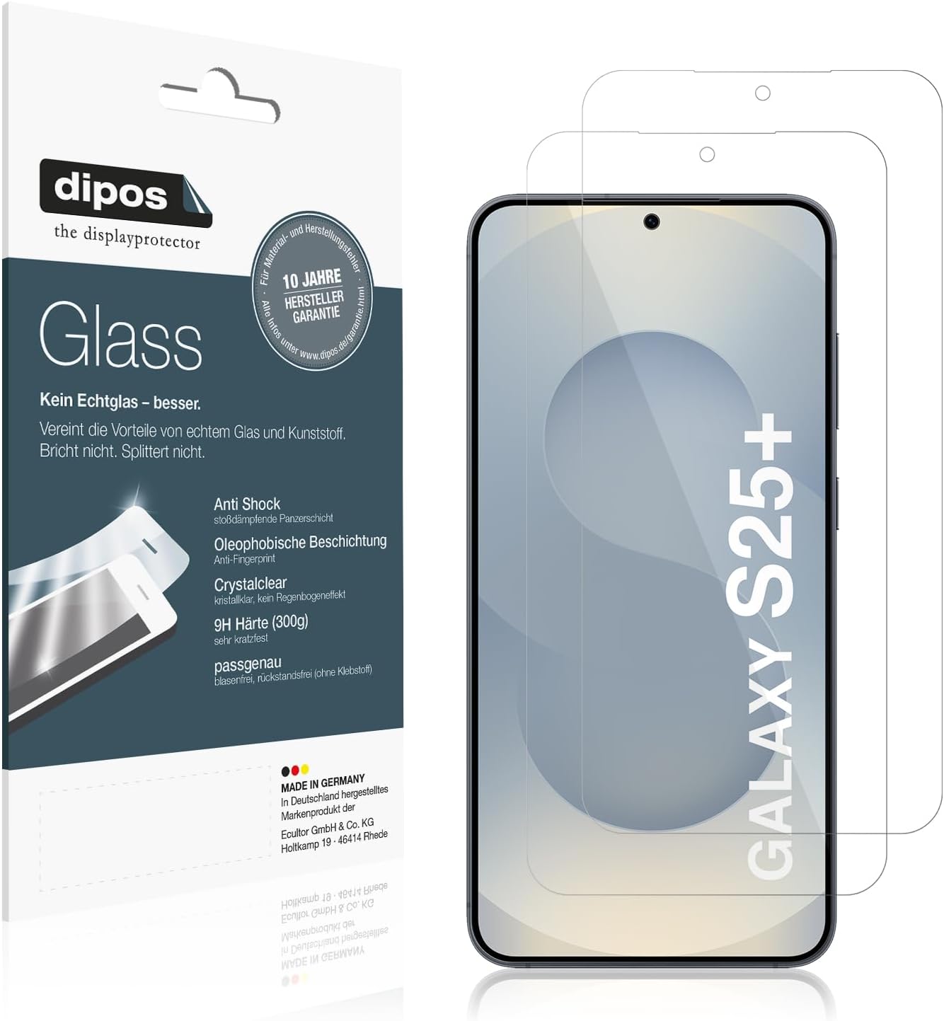 Displayschutzfolie passend für Samsung Galaxy S25 Plus