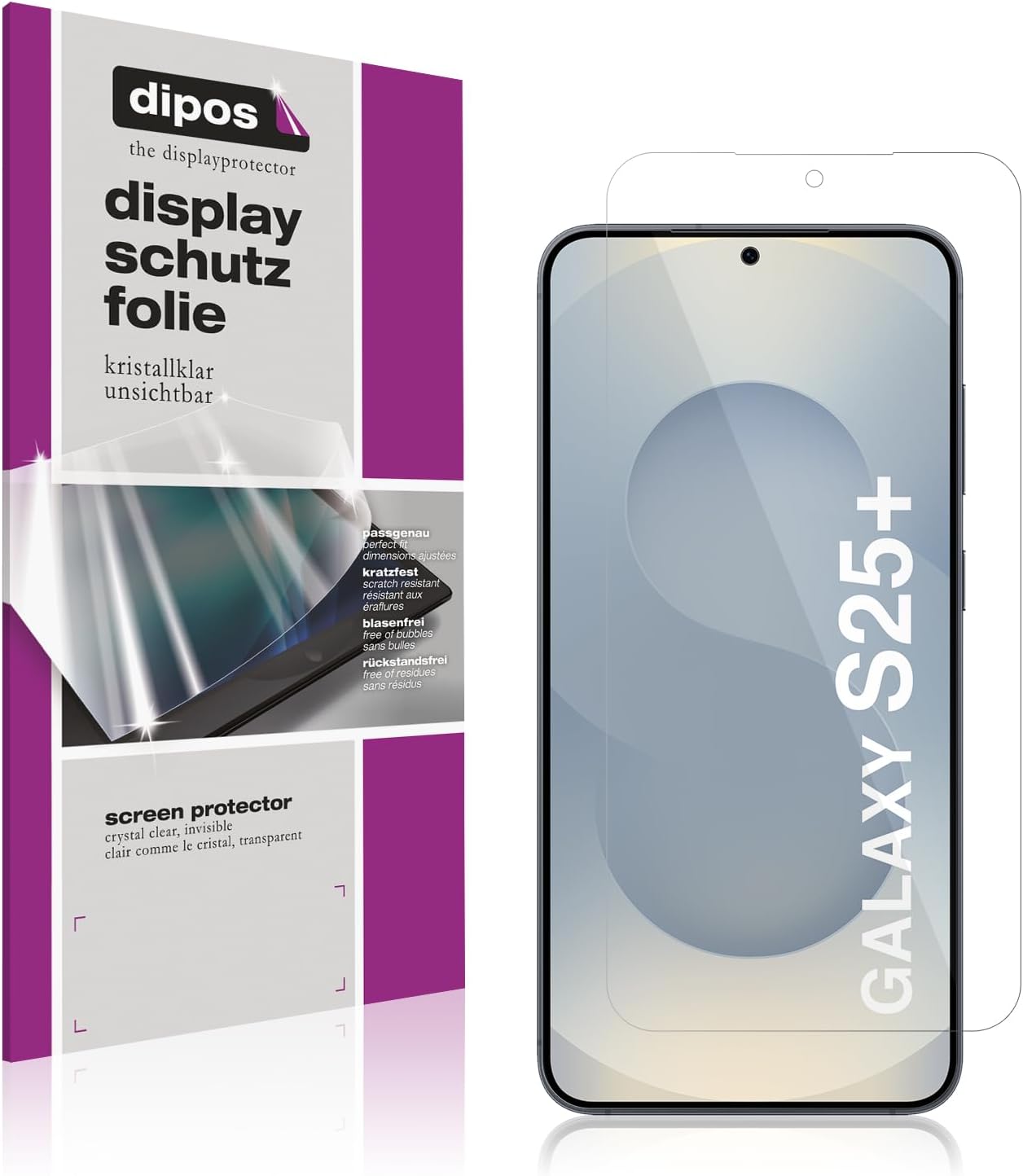 Displayschutzfolie passend für Samsung Galaxy S25 Plus
