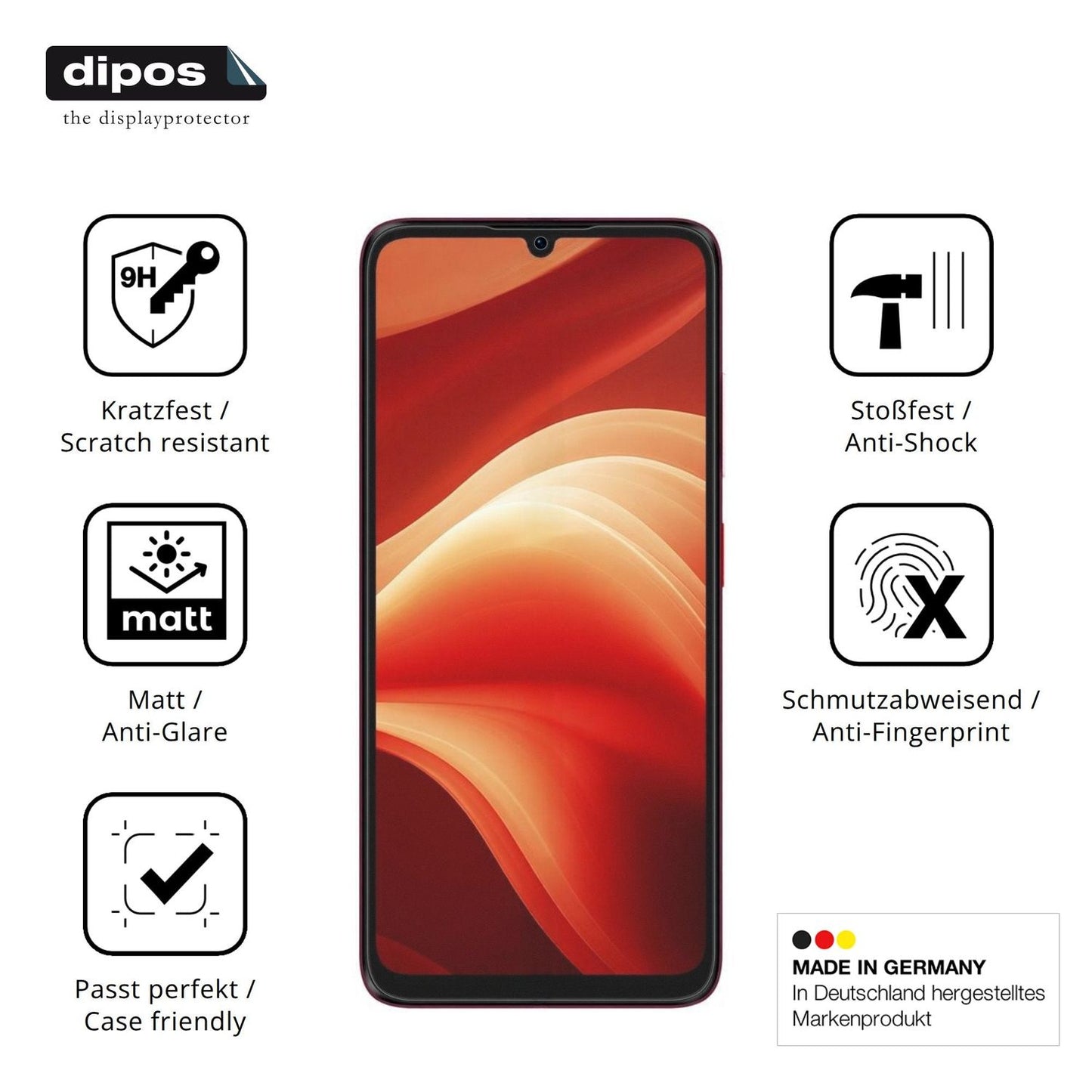 2x Screen Protector for Aiplus AI+ Nova 2 5G matte Flexible Glass 9H dipos