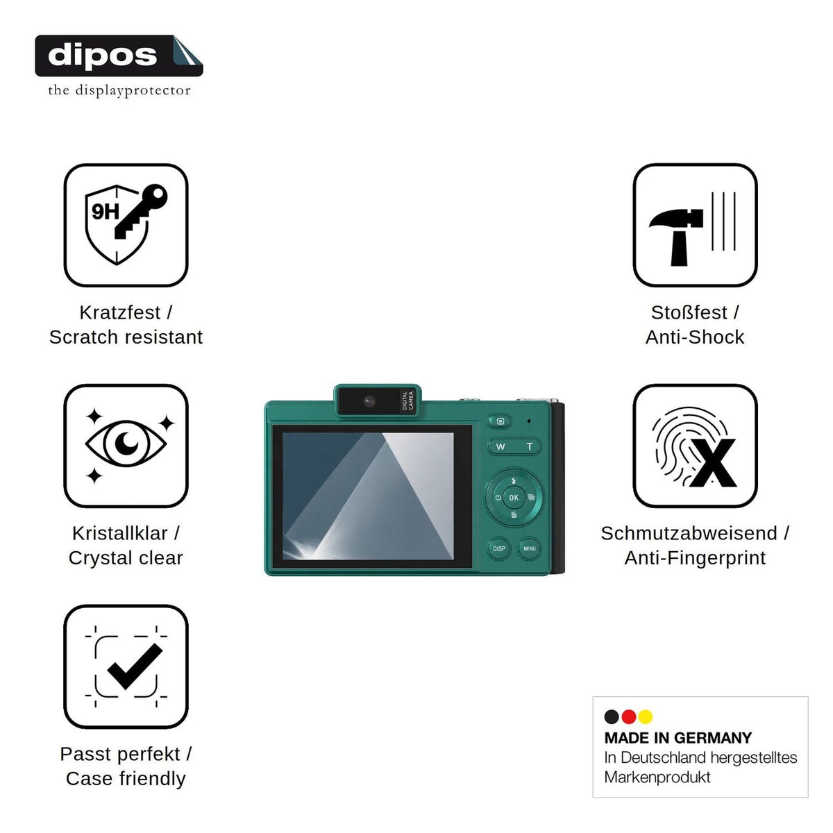2x Screen Protector for HERBYD H18 Flexible Glass 9H dipos