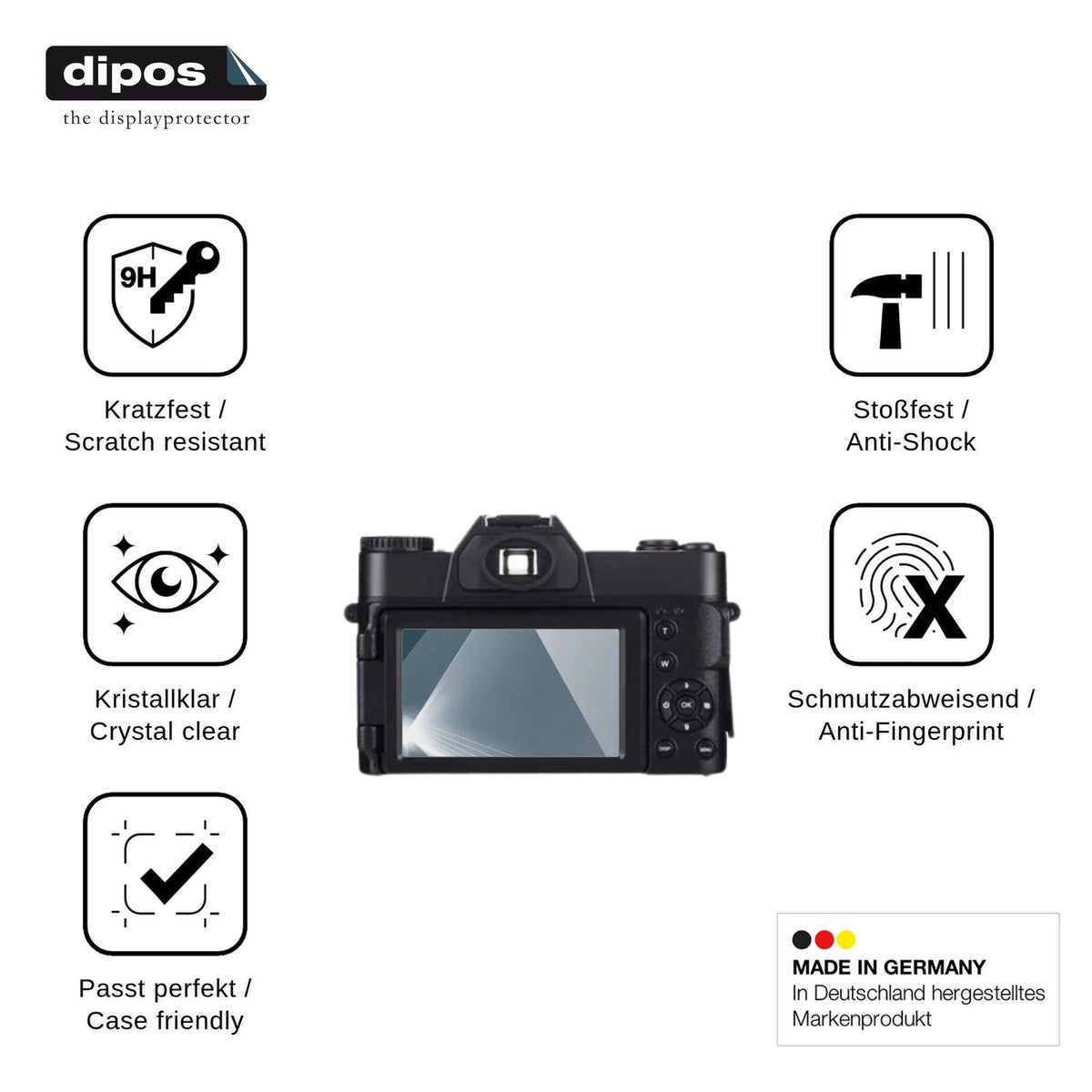 2x Screen Protector for Hojocojo CDR10 Flexible Glass 9H dipos