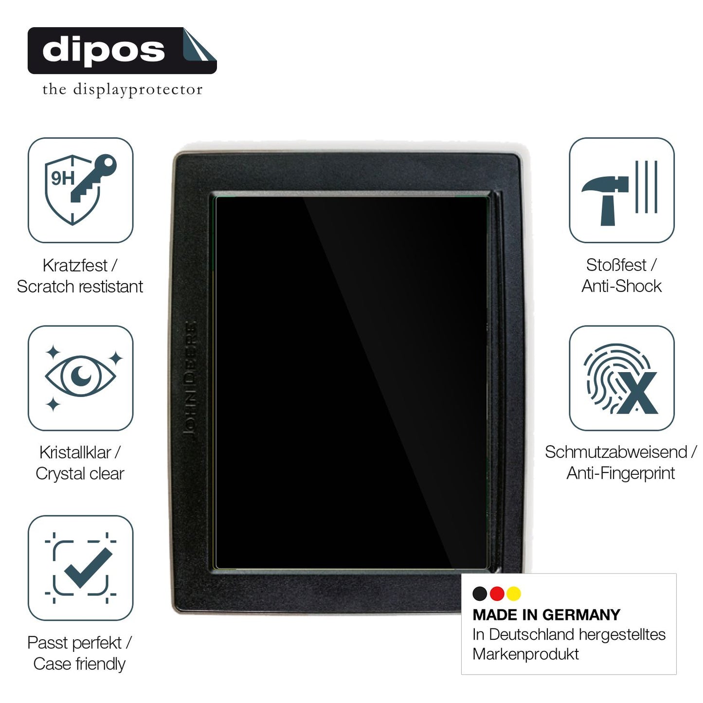 Displayschutz hergestellt in Deutschland, höchste Qualität made in Germany
