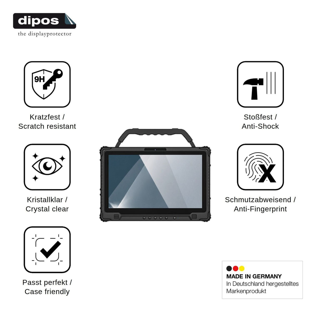 2x Screen Protector for ONERugged M14A Flexible Glass 9H dipos