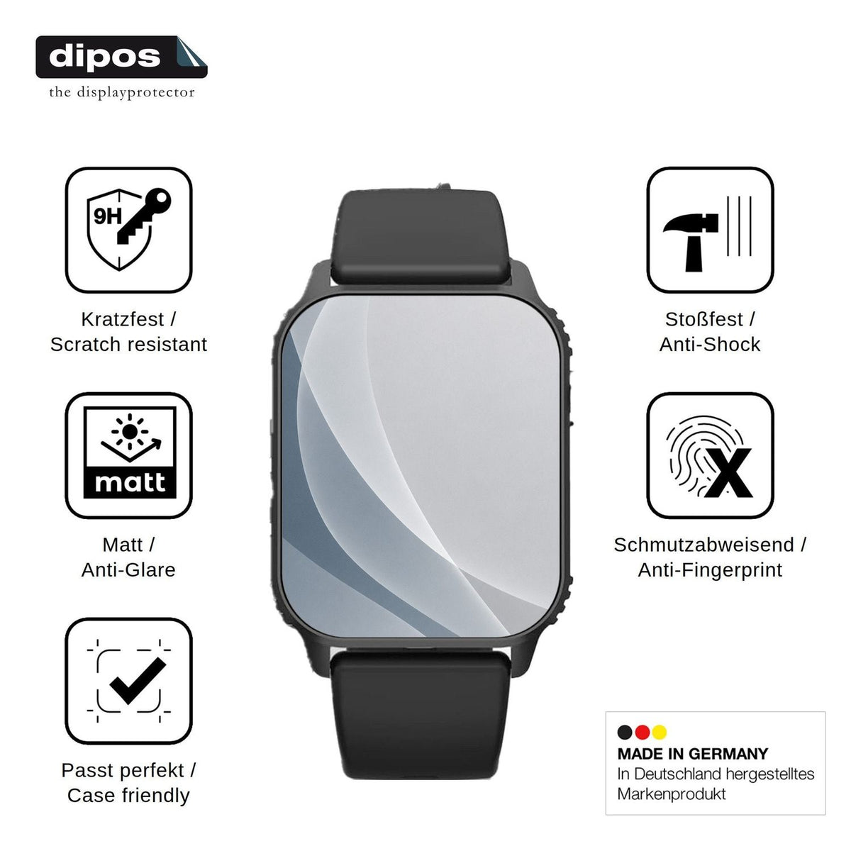 2x Screen Protector for DIVOAZBVO TK29 matte Flexible Glass 9H dipos