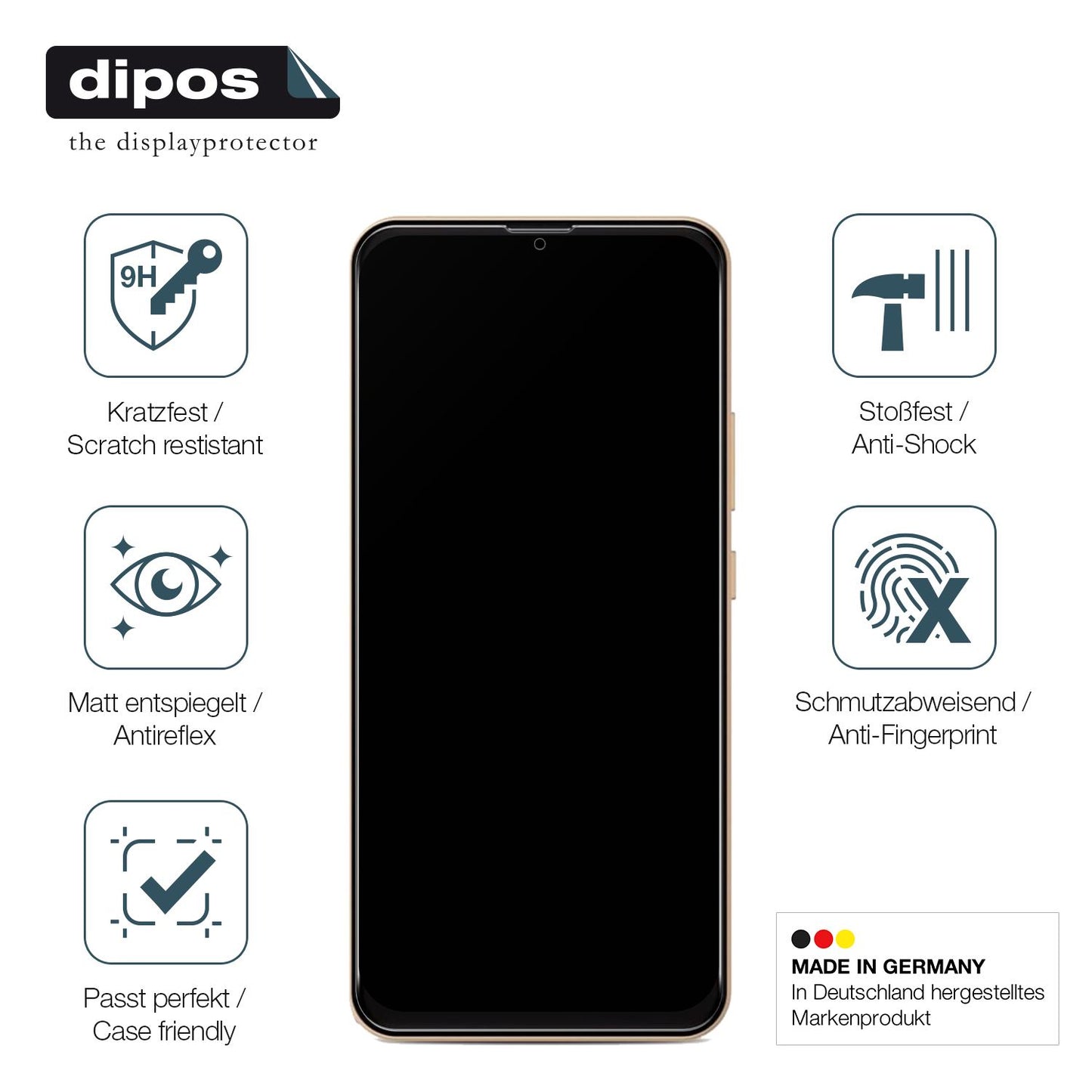 Displayschutz hergestellt in Deutschland, höchste Qualität made in Germany