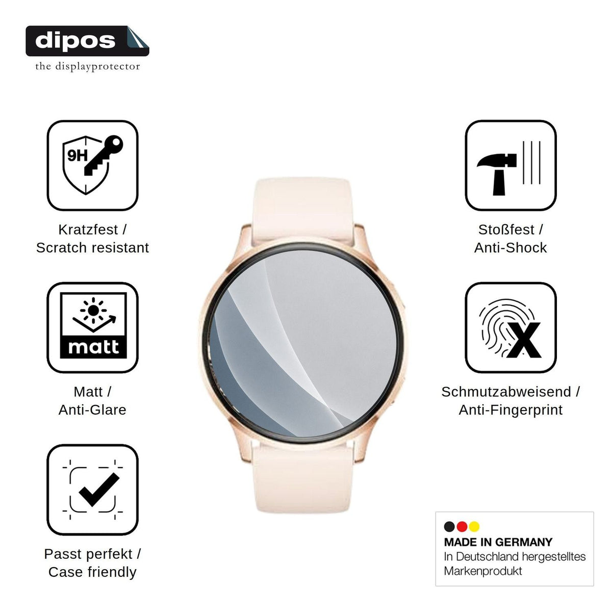 2x Screen Protector for LIGE FV25-D matte Flexible Glass 9H dipos