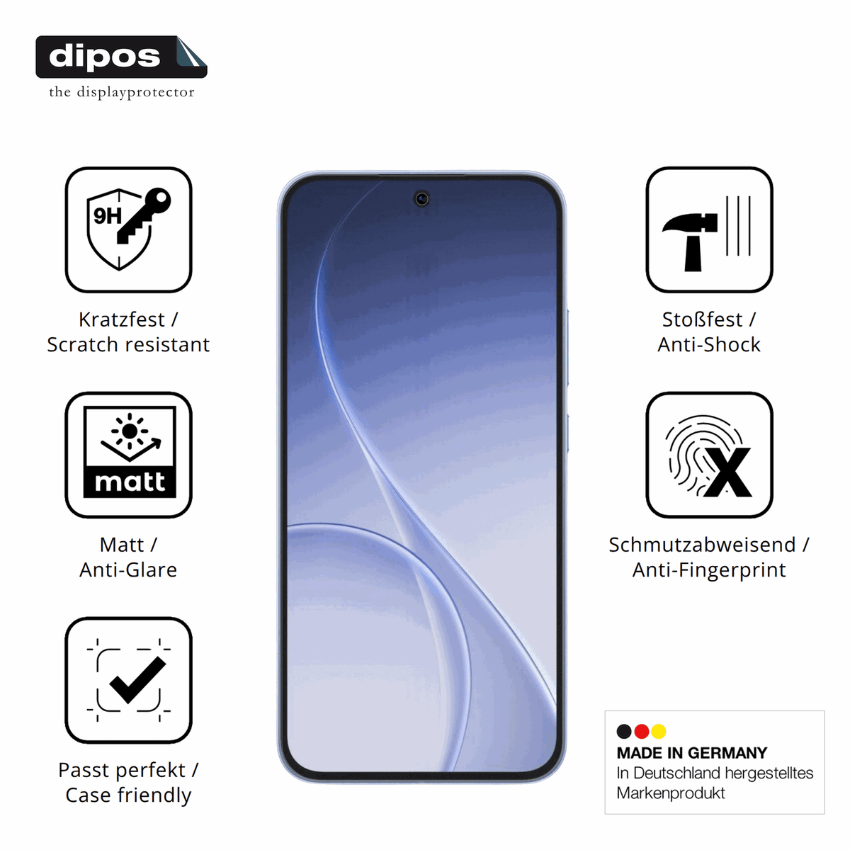 Displayschutz hergestellt in Deutschland, h�chste Qualit�t made in Germany