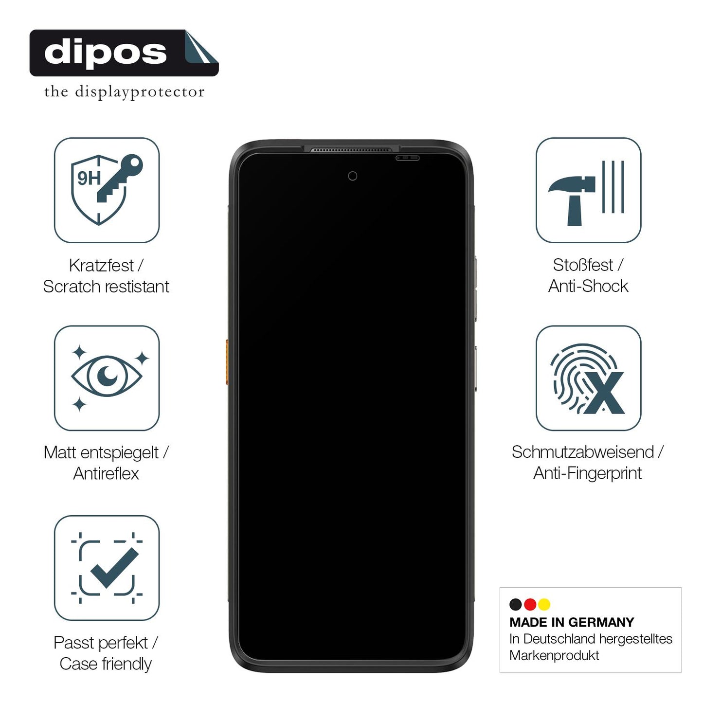 Displayschutz hergestellt in Deutschland, höchste Qualität made in Germany