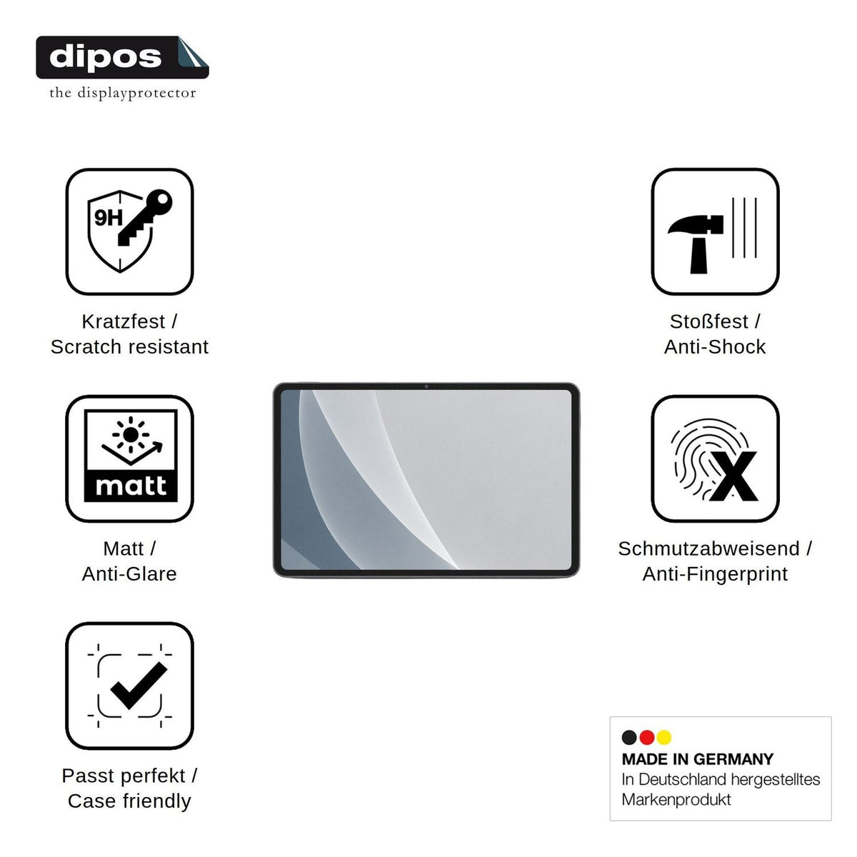 2x Screen Protector for UXD S1 matte Flexible Glass 9H dipos