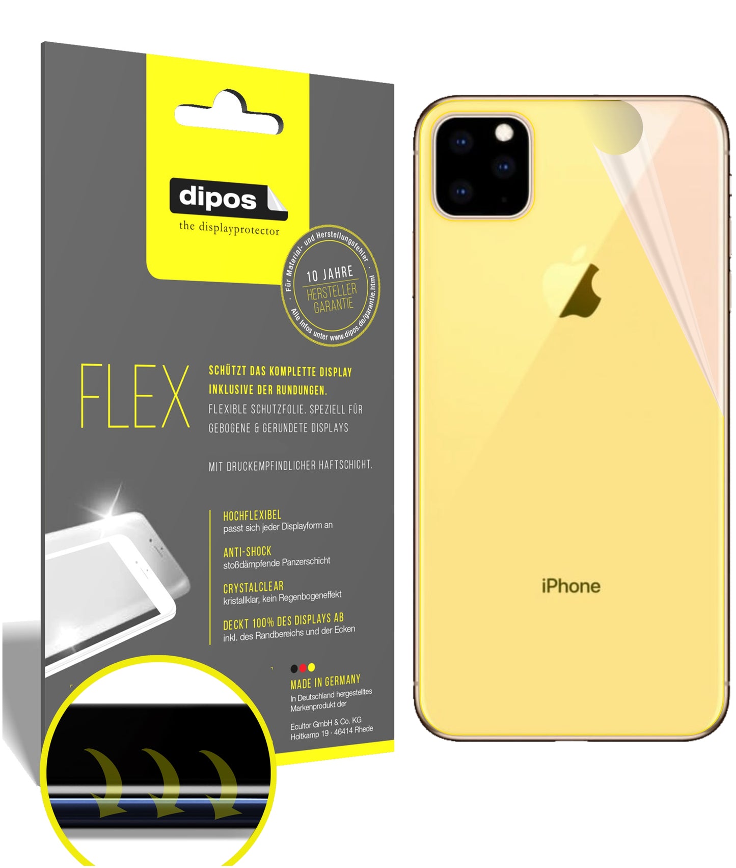 3D Full Cover Displayschutzfolie: Case-freundlicher Schutz mit perfekter Passform für dein Display.