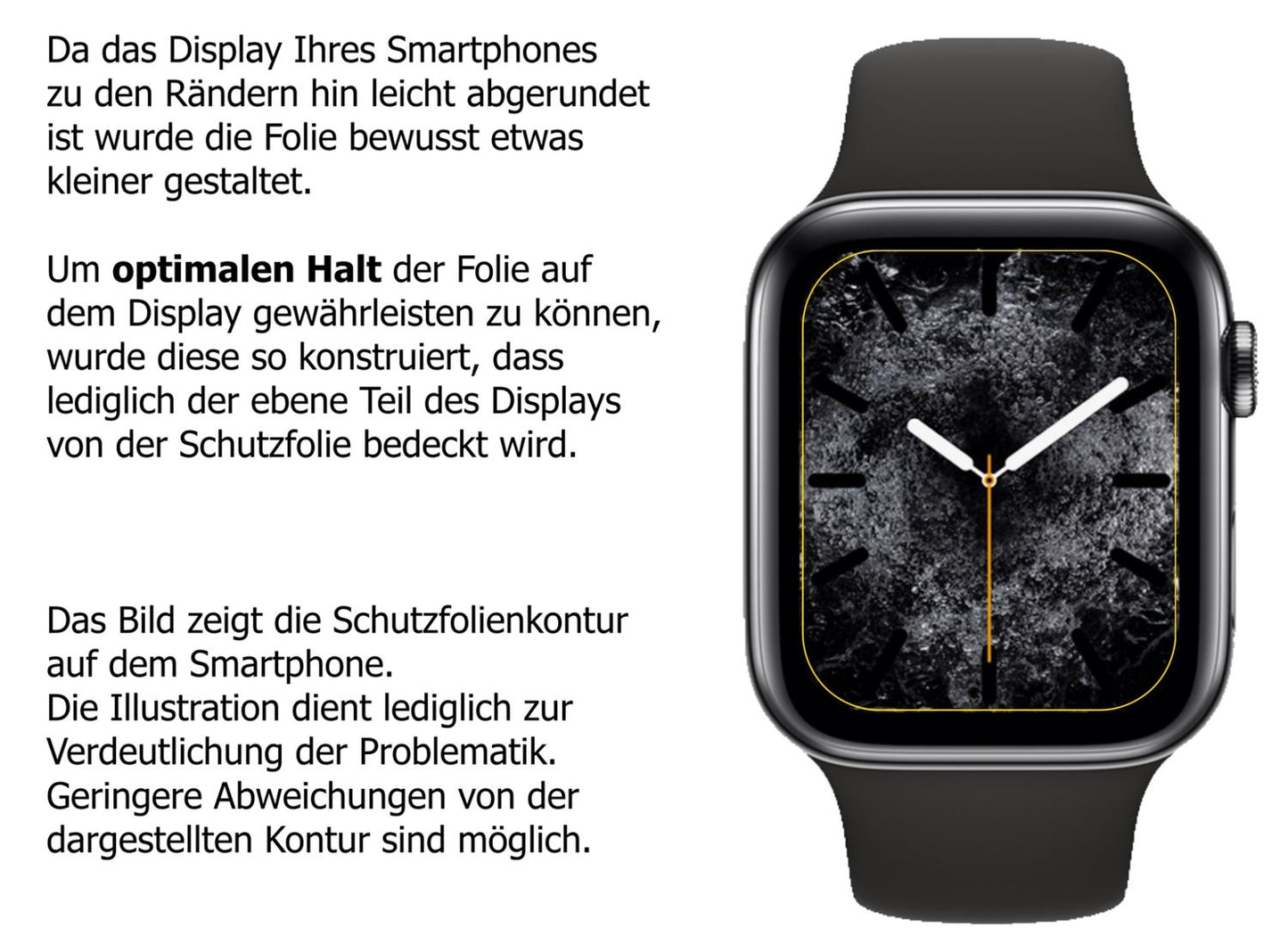 2x Screen Protector Clear for Apple Watch Series 5 (40mm) Display Protective Film