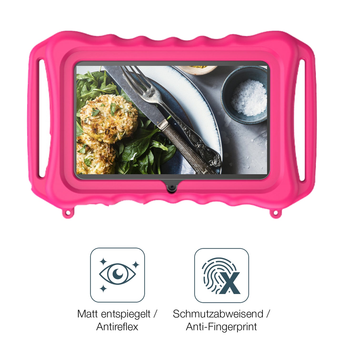 9H Hartbeschichtete, flexible Folie passend zugeschnitten für xGody 7 Zoll T702 PRO