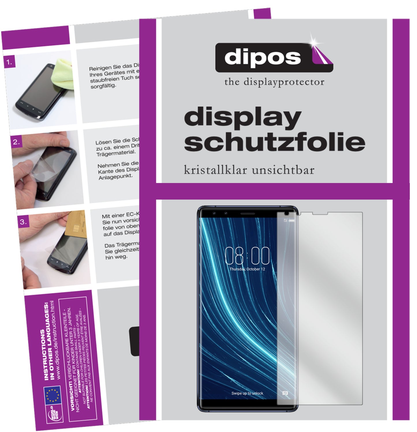 Mattes Panzerglas: Schutz vor Brüchen, Fingerabdrücken und Bildschirmblendung für Archos-Diamond Omega