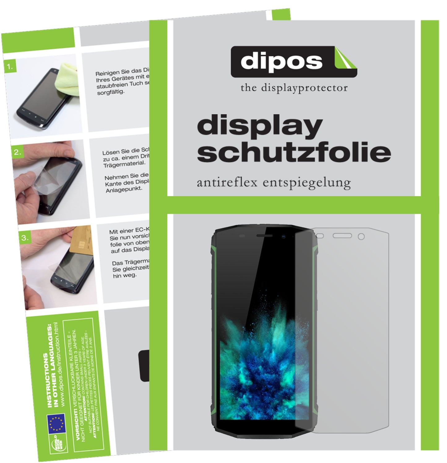 Mattes Panzerglas: Entspiegelte, dünne Folie, Fingerabdruckresistenz und Bildschirmschutz für Blackview-BV5800 Pro