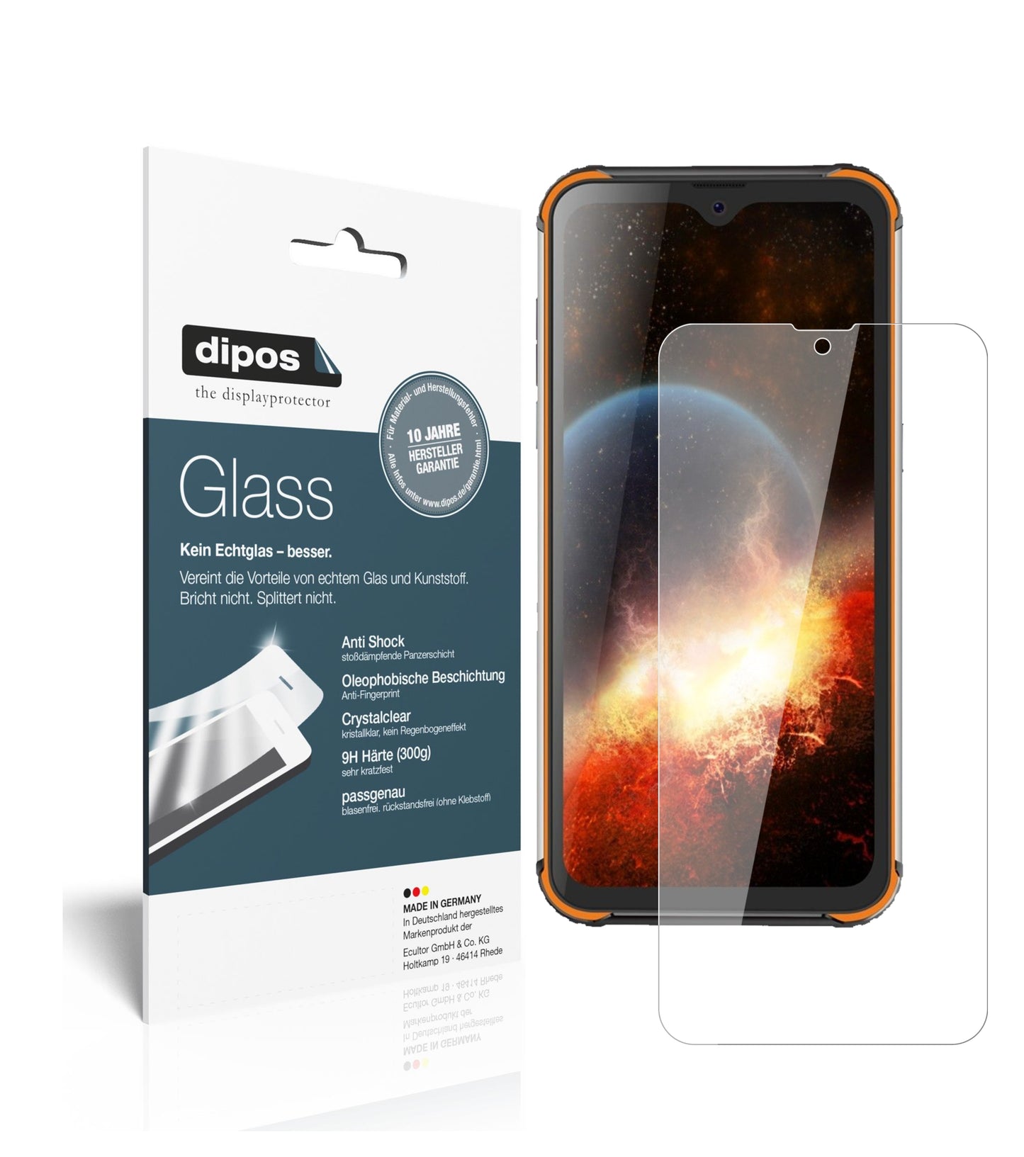 Perfekte Passform und ultimative Qualität: Unser 9H Panzerglas bietet Schutz für Blackview-BV9800 Pro